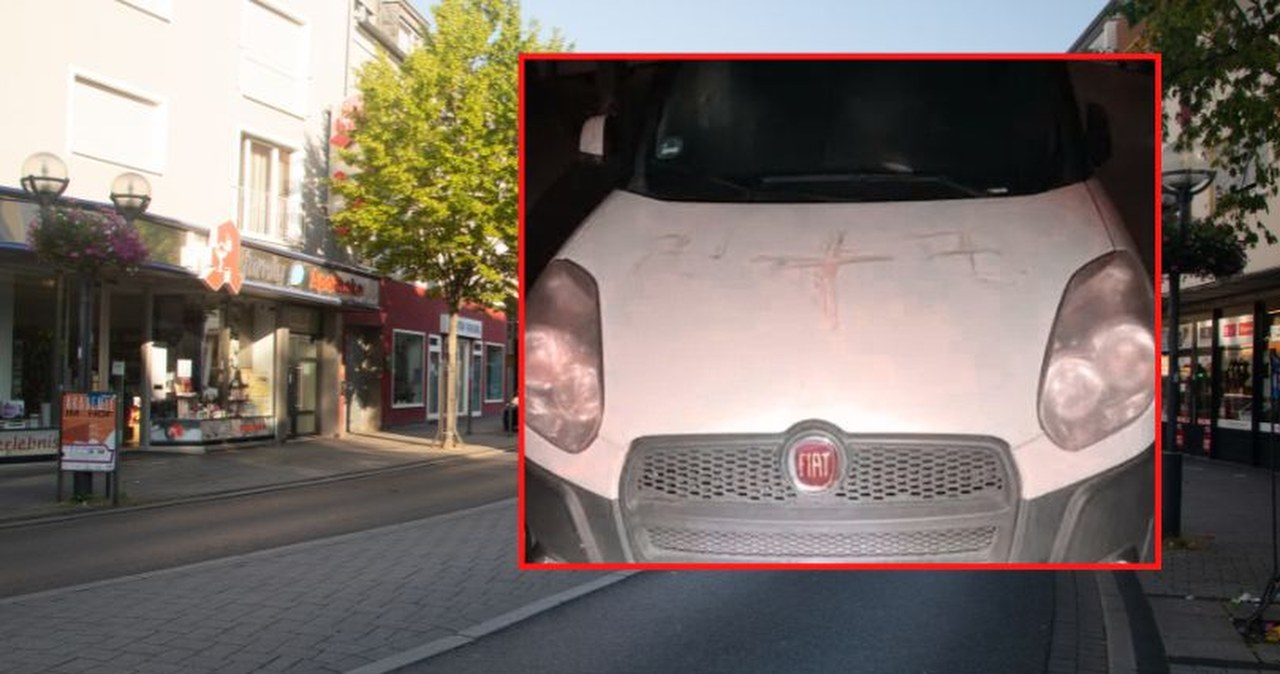 Swastyki z ludzkiej krwi na domach i autach. Makabryczny incydent w Niemczech