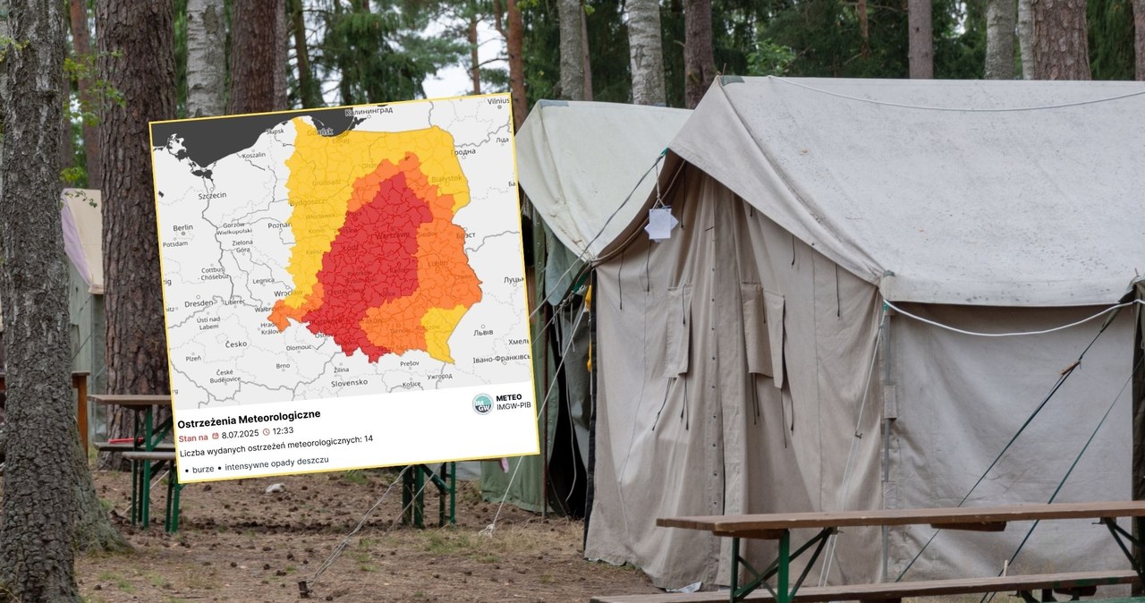 Ewakuacja obozu harcerskiego. Służby przygotowane na najgorsze