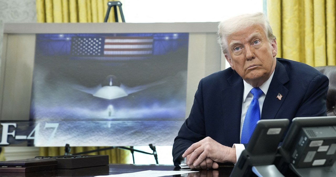 Trump o super-myśliwcu 6. generacji. F-47 ma pomóc w wojnie z Chinami i Rosją