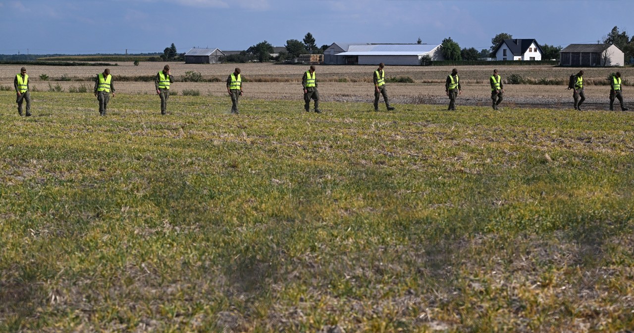 Poszukiwania szczątków rosyjskich dronów przerwane