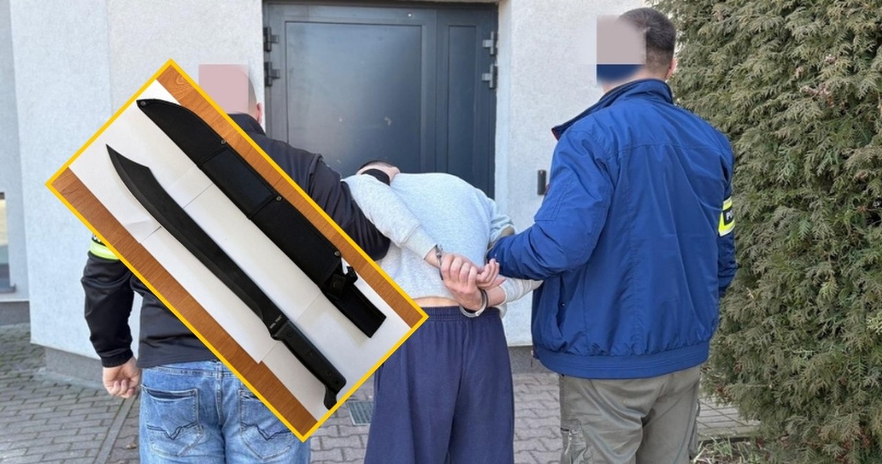 Zaatakował ją maczetą, a potem prosił, by nie szła na policję