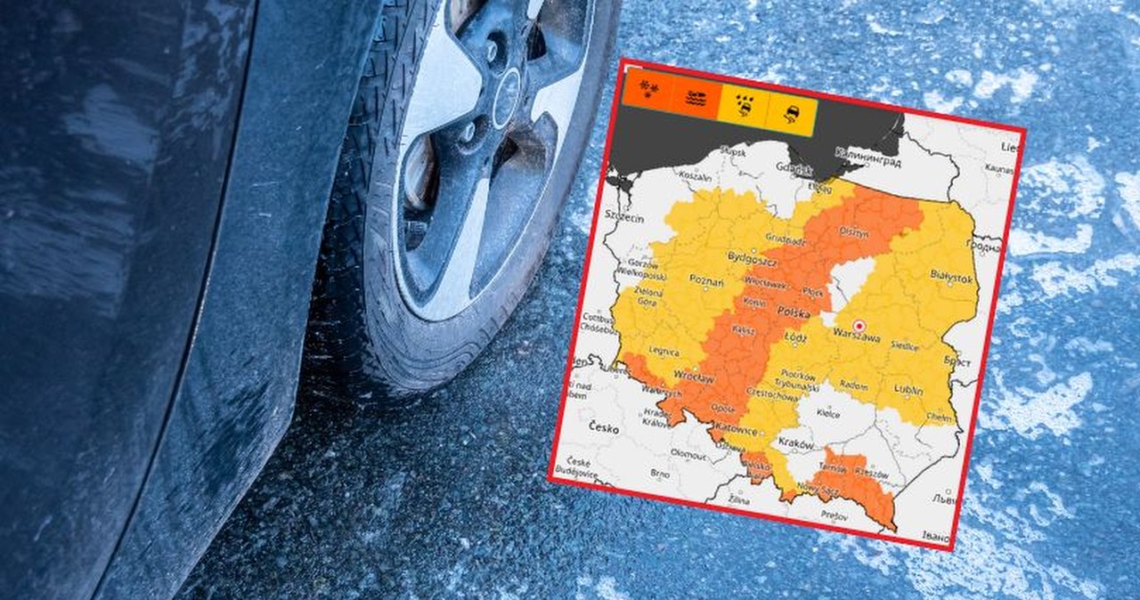 Gołoledź i marznące opady w dużej części Polski. Alerty IMGW