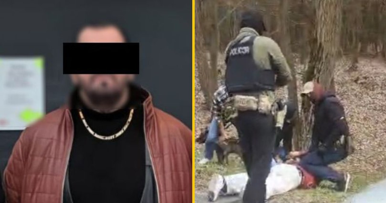 Groźny gangster zatrzymany na ulicy. Jest spektakularne nagranie