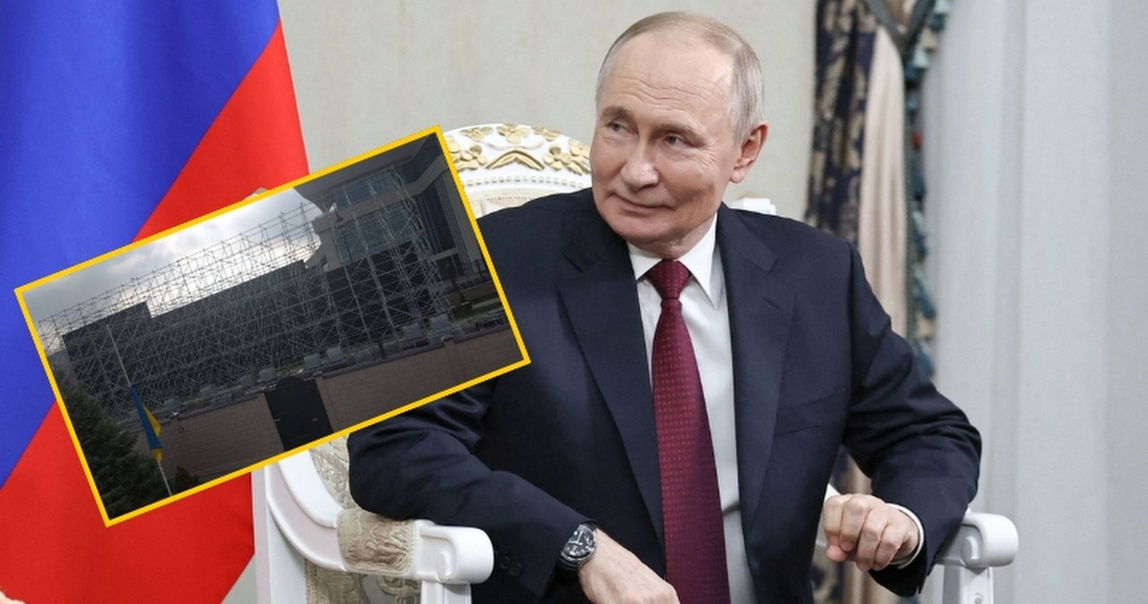 Władimir Putin nie zobaczył ukraińskiej ambasady w Biszkeku. Władze ją ukryły