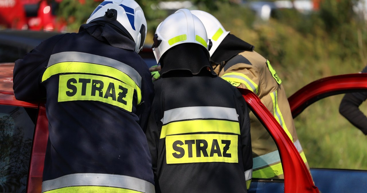 Pożar w Małopolsce. Palił się tartak, jedna osoba poszkodowana
