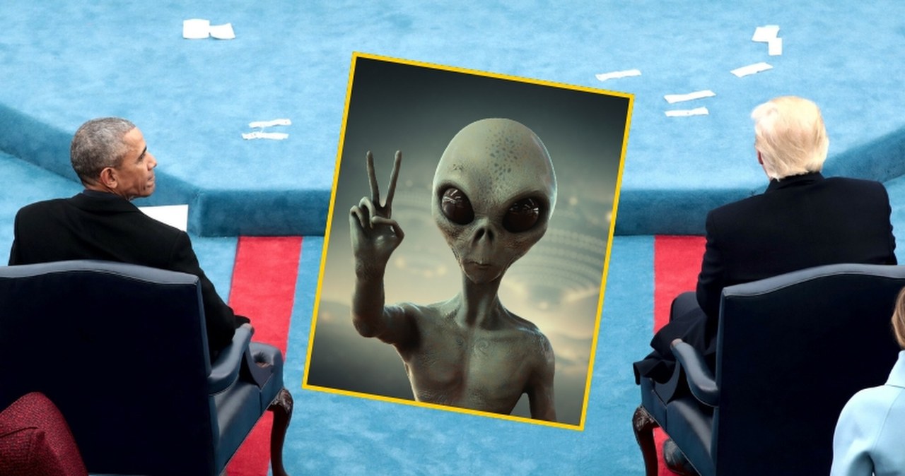 Ujawnił informacje niejawne? Trump oskarża Obamę ws. słów o kosmitach