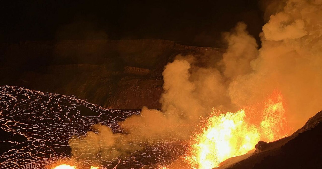 Wulkan Kilauea znów się obudził. Bogini Pele rozpuściła włosy