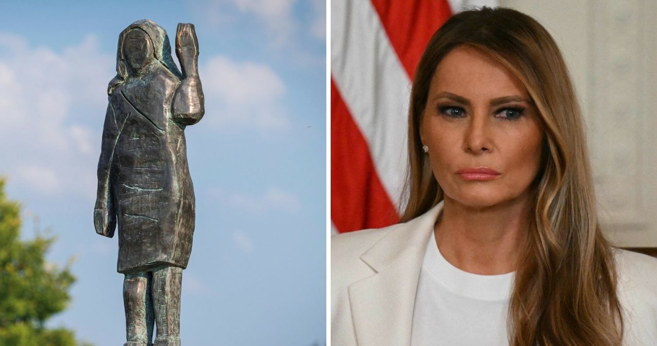 Skradziony pomnik Melanii Trump. "Odcięty na wysokości kostek"