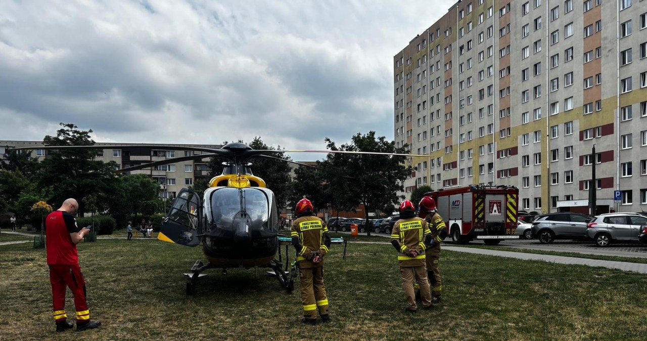 Pięciolatka wypadła z 11. piętra. Matka była pijana