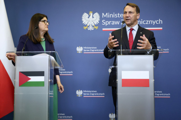 Sikorski jednoznacznie: Zachodni Brzeg nie jest częścią Izraela