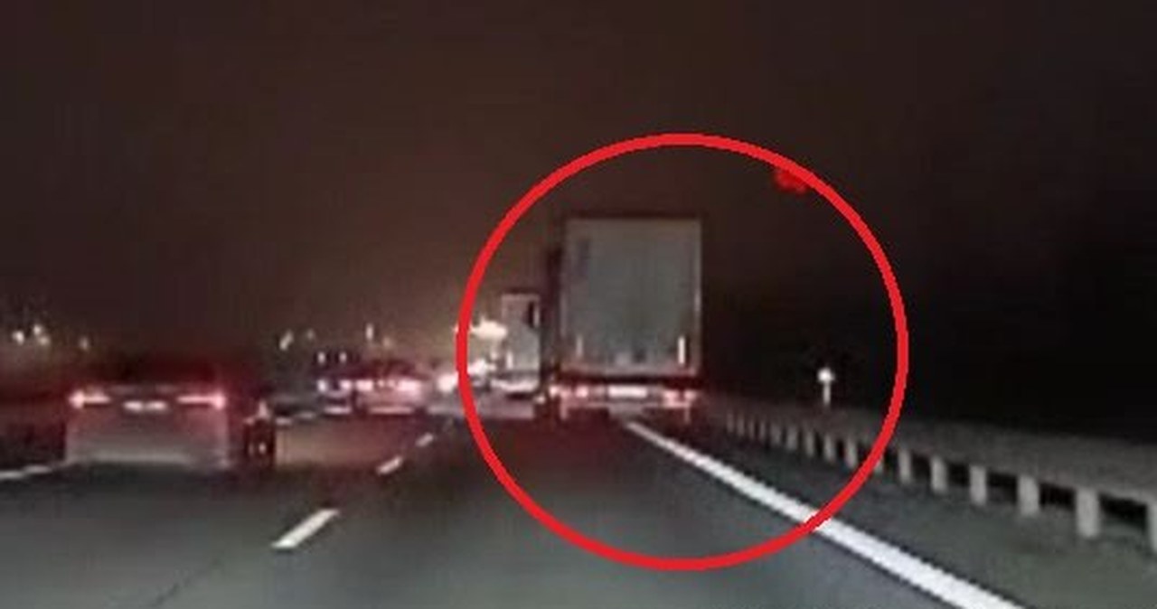 Dramatyczne sceny na autostradzie A4. Pijany rajd rumuńskiego kierowcy tira