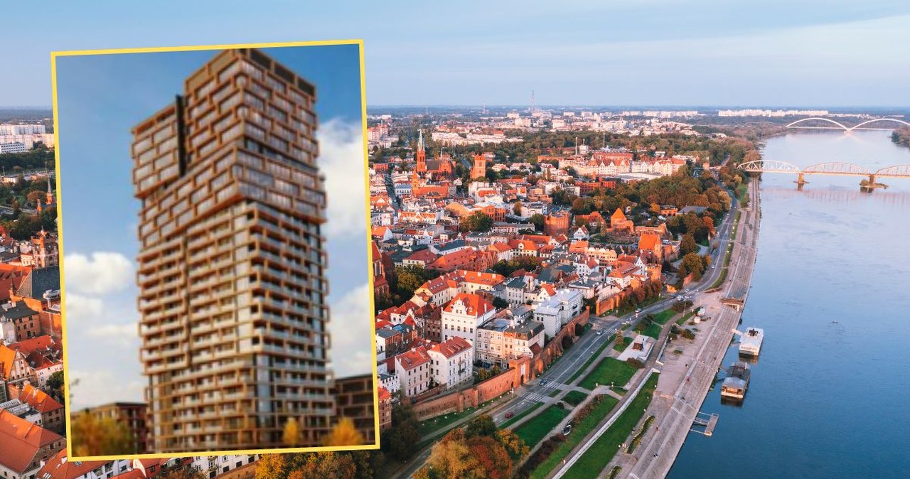 W Toruniu stanie pierwszy "drapacz chmur". Protesty mieszkańców odrzucone