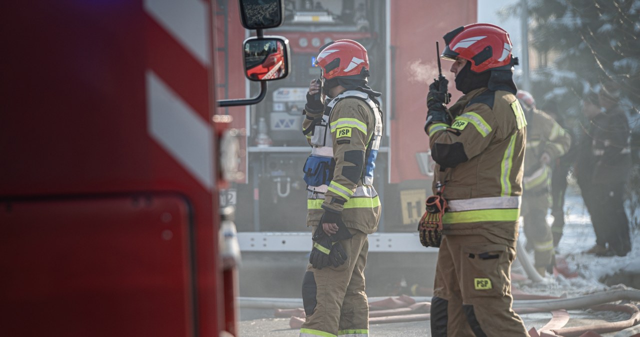 Pożar na Podkarpaciu. Ogień pojawił się w zakładzie regeneracji opon