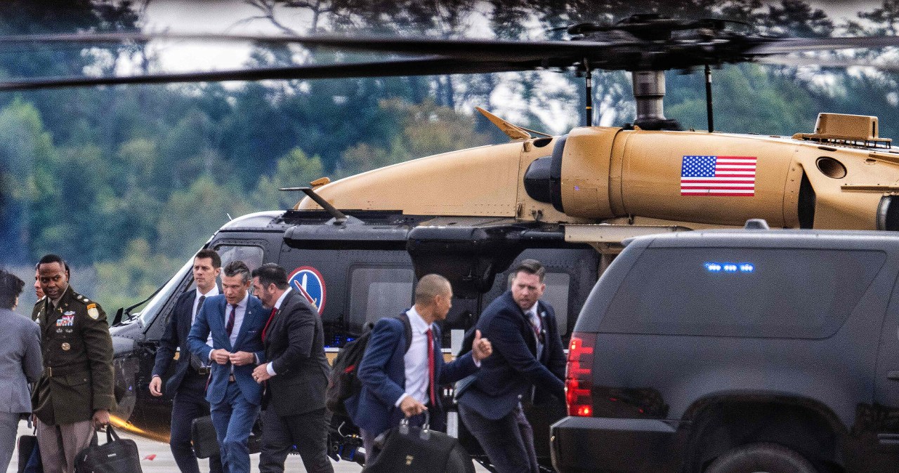 Administracja Trumpa przeniesiona do bazy wojskowej. Zagrożeń jest mnóstwo