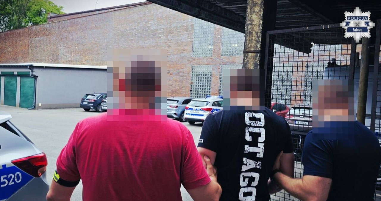 Brutalny atak w Zabrzu. "Pocisk zatrzymał się centymetr od oka" [NAGRANIE]