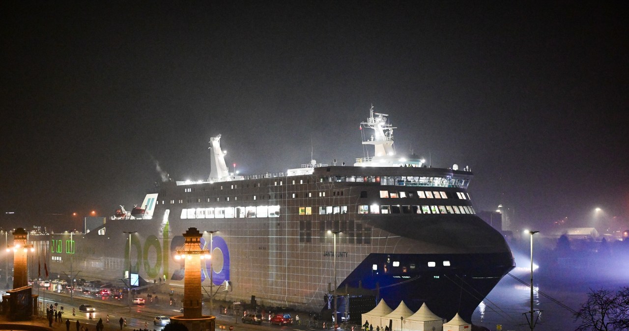 Jantar Unity zacumował w Szczecinie. Oto najnowocześniejszy prom polskiej floty