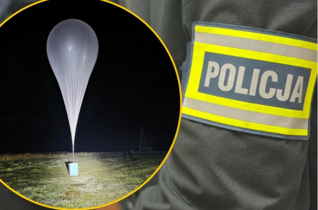 W środku nocy nastolatek zobaczył wielki balon. Przemytnicy chcieli go przejąć z prywatnej posesji