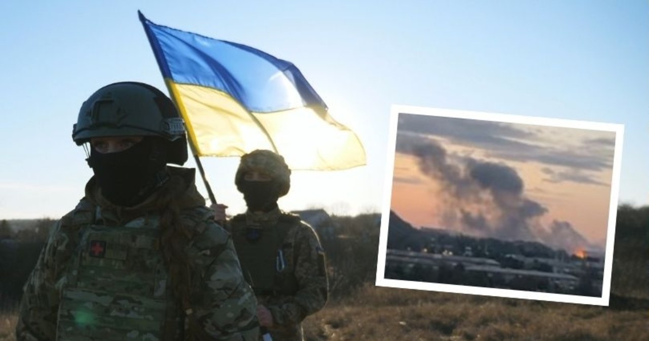 Drony i rakiety w akcji. Ukraina uderzyła w okupanta