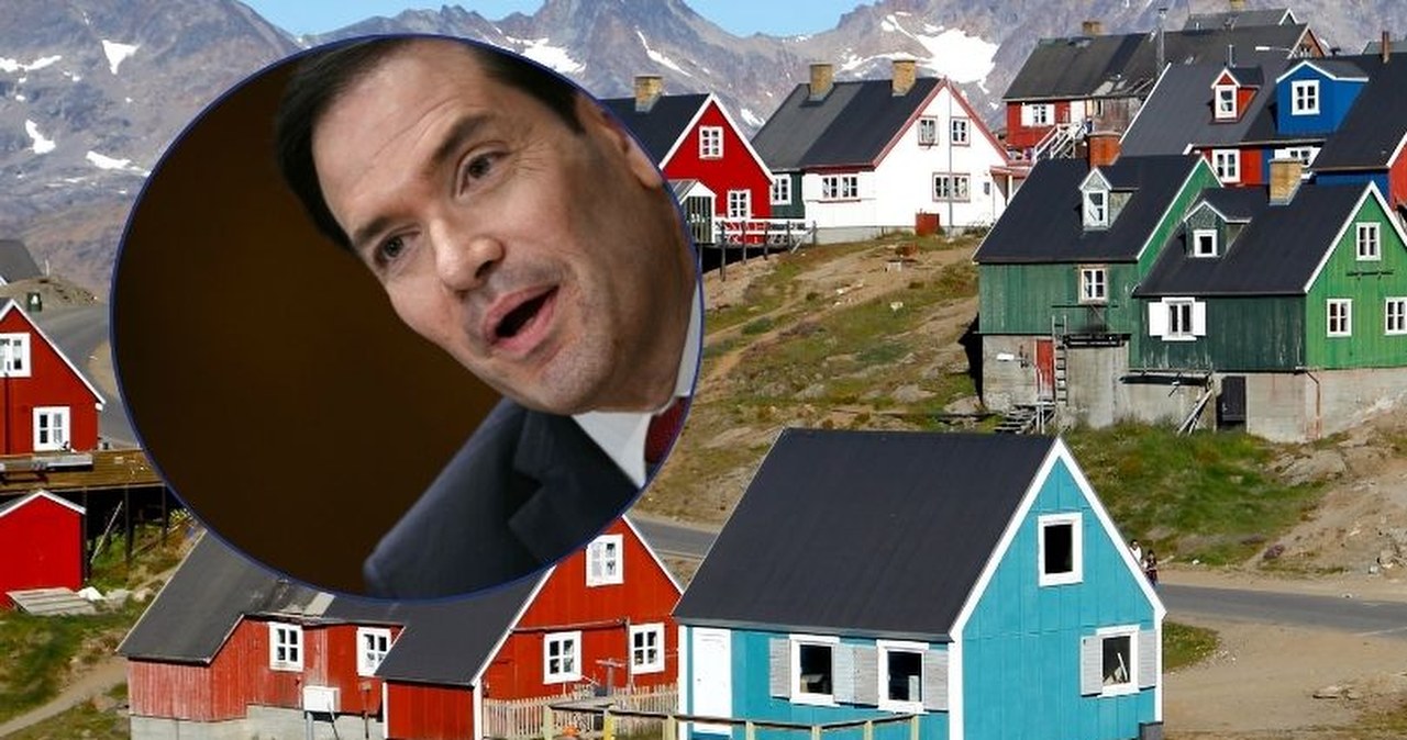 "Na razie". Ironiczne słowa Marco Rubio o Grenlandii