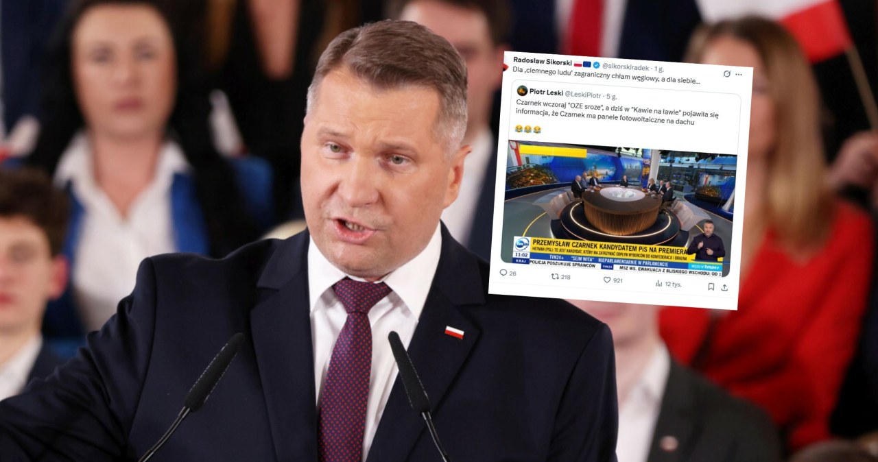 Awantura o "oze-sroze". Poseł PSL pokazał, co Czarnek ma na dachu