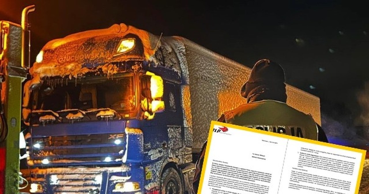 List przewoźników w sprawie paraliżu na S7. "Narracja rządu krzywdząca dla kierowców"