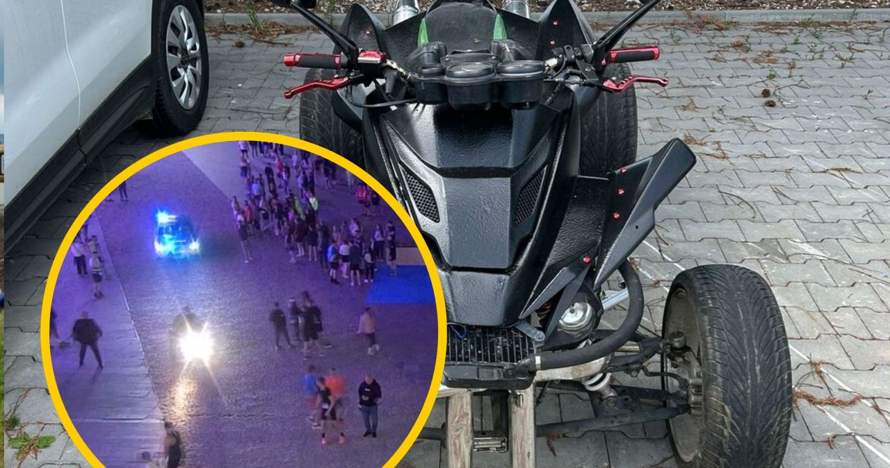 Szalał na quadzie w centrum Lublina. Gruzin usłyszał zarzuty