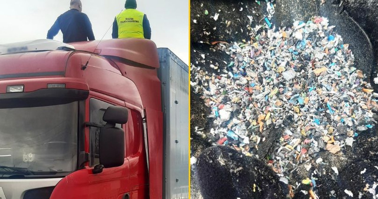 23 tony niemieckich śmieci przechwycone na autostradzie w Polsce
