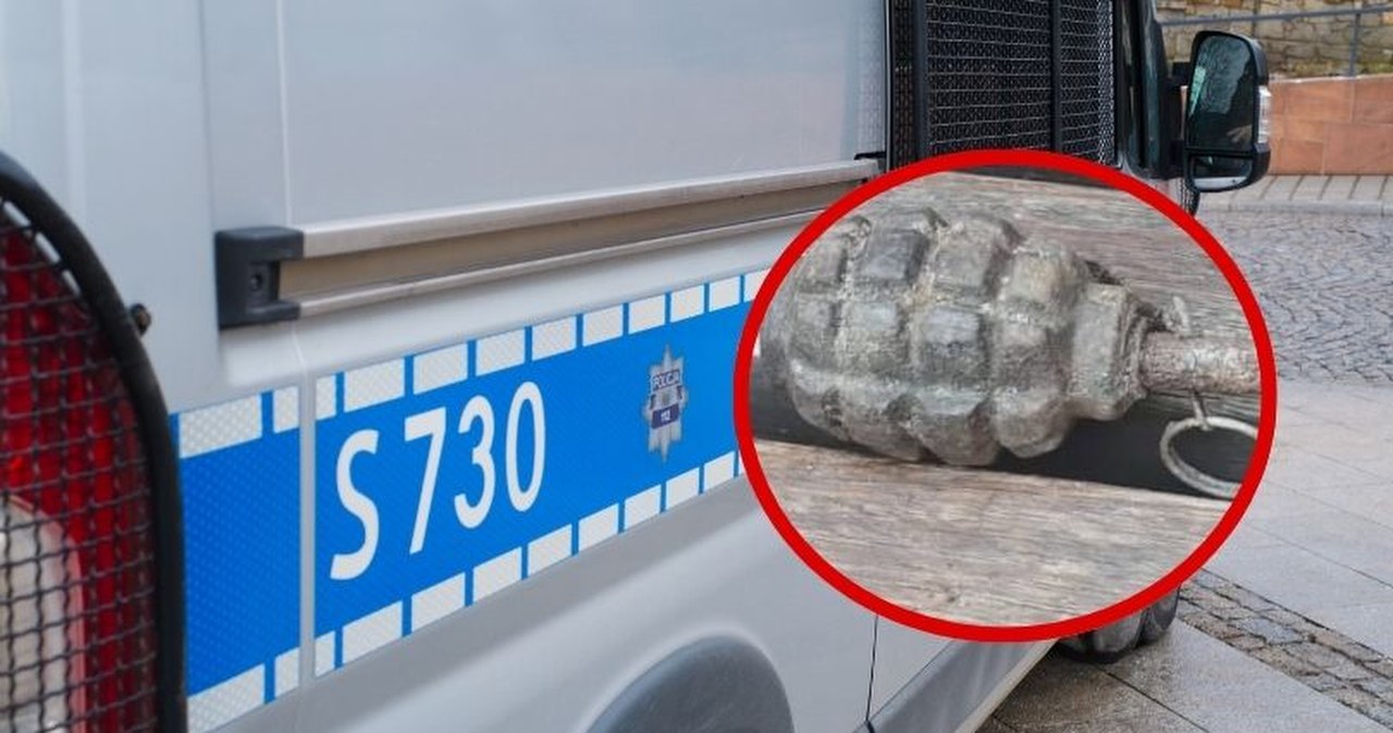 Niewybuch znaleziony na placu zabaw w Krakowie. Saperzy w akcji