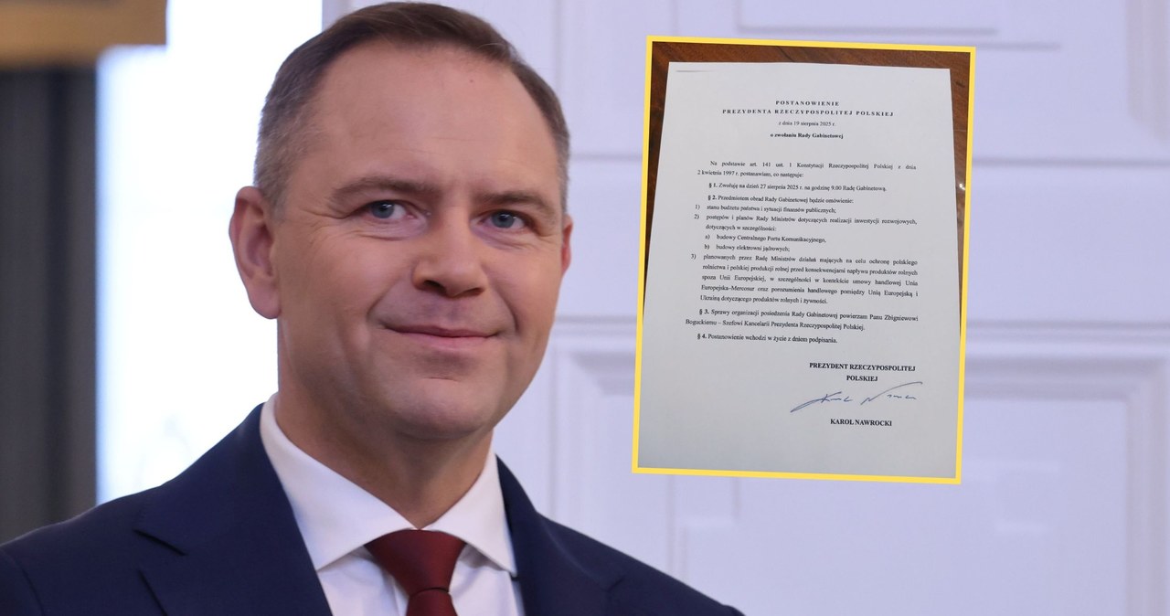Karol Nawrocki "podpisał postanowienie". Jest oficjalny termin Rady Gabinetowej