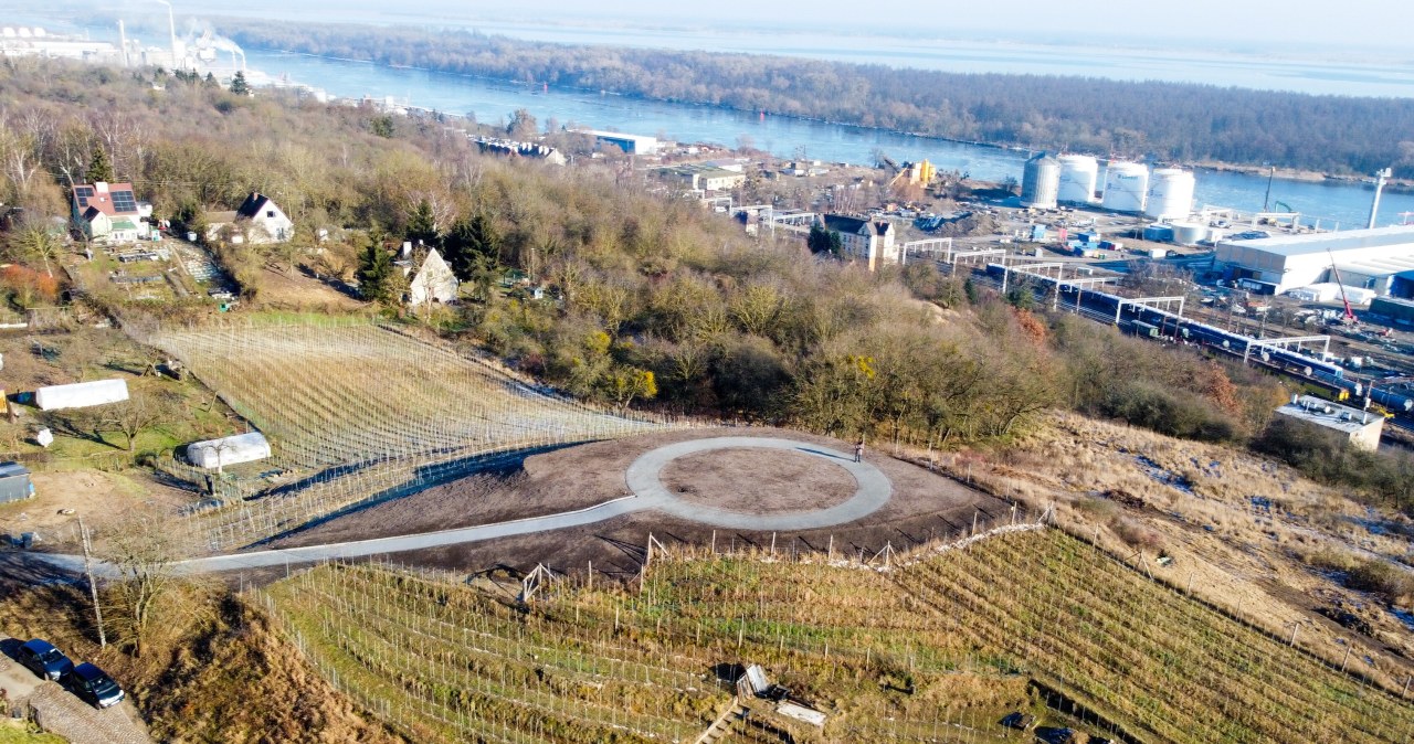 Malowniczy punkt widokowy otoczony winnicami. Nowa atrakcja w Szczecinie