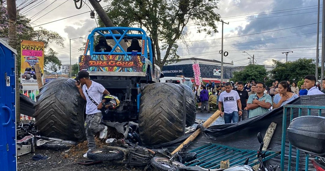 Monster truck wjechał w publiczność. Zginęły co najmniej dwie osoby