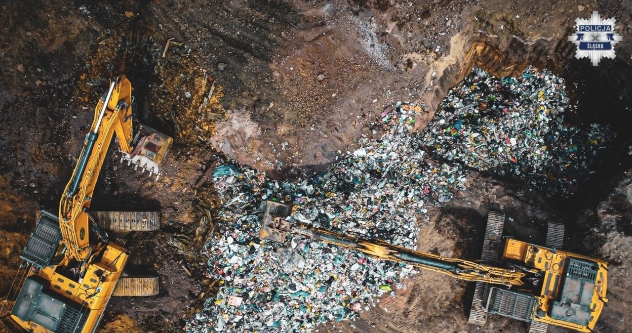 Mafia śmieciowa rozbita. Setki tysięcy ton odpadów w Śląskiem