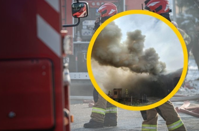 Pożar zabytkowej parowozowni na Dolnym Śląsku. Milionowe straty
