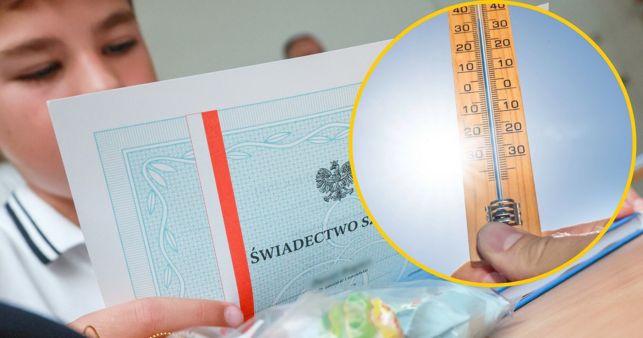 Taka pogoda czeka nas na zakończenie roku szkolnego. Jeden region szczególnie zagrożony
