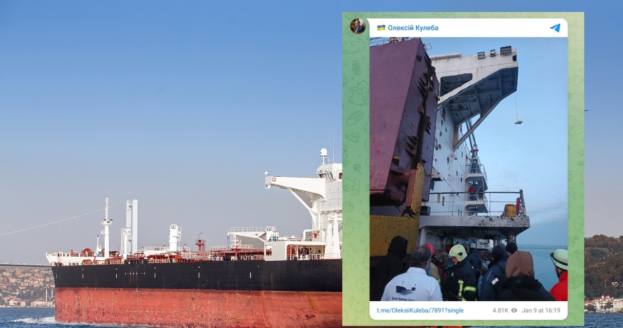 Rosja uderzyła w cywilne statki. Zginął członek załogi