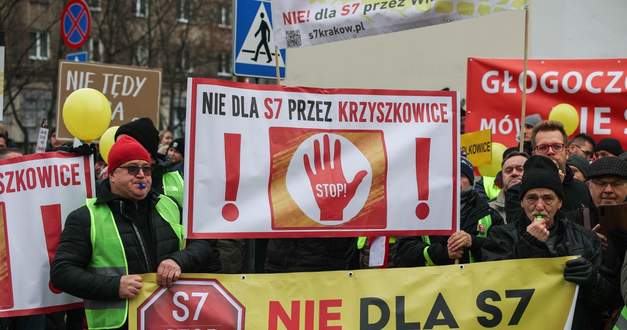 Zwrot w sprawie budowy trasy S7 Kraków - Myślenice. Wszystkie warianty do kosza