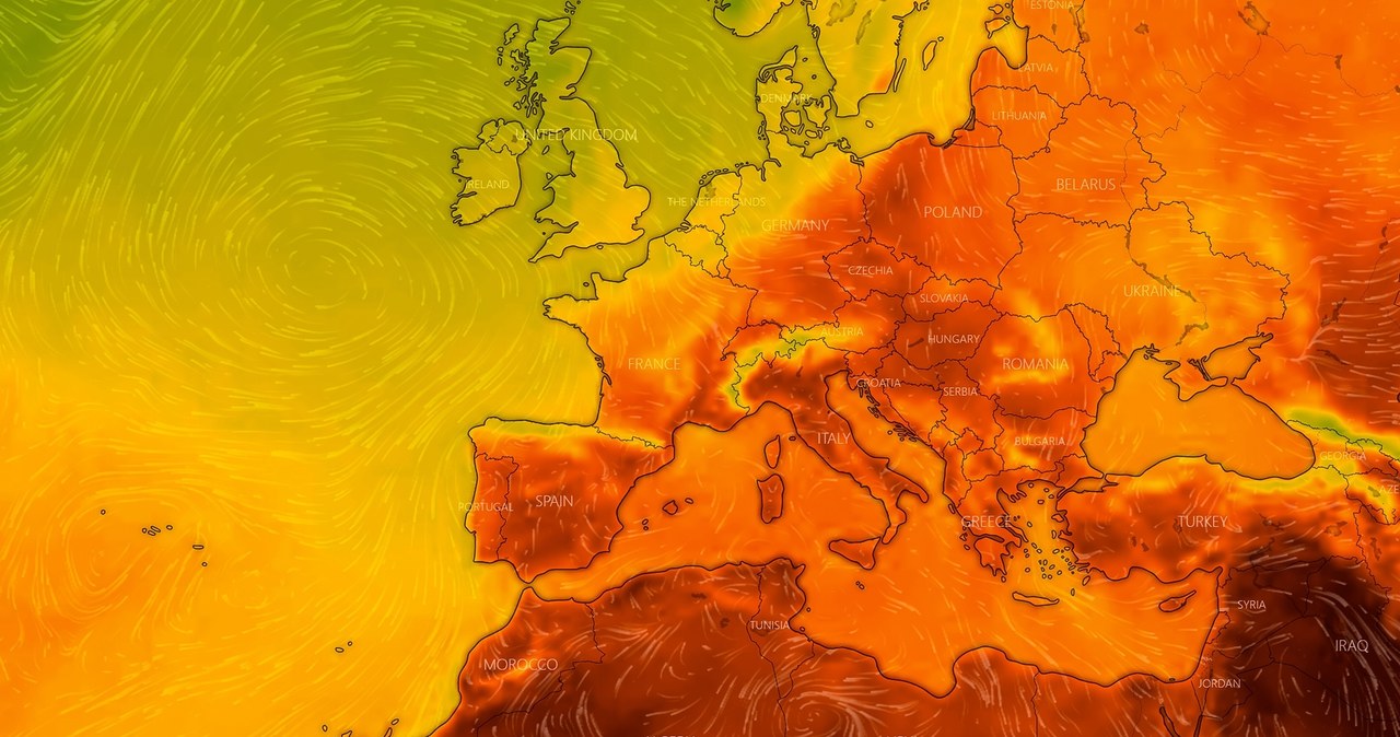 Wielki powrót upalnego lata. Mapy pogodowe całe na czerwono