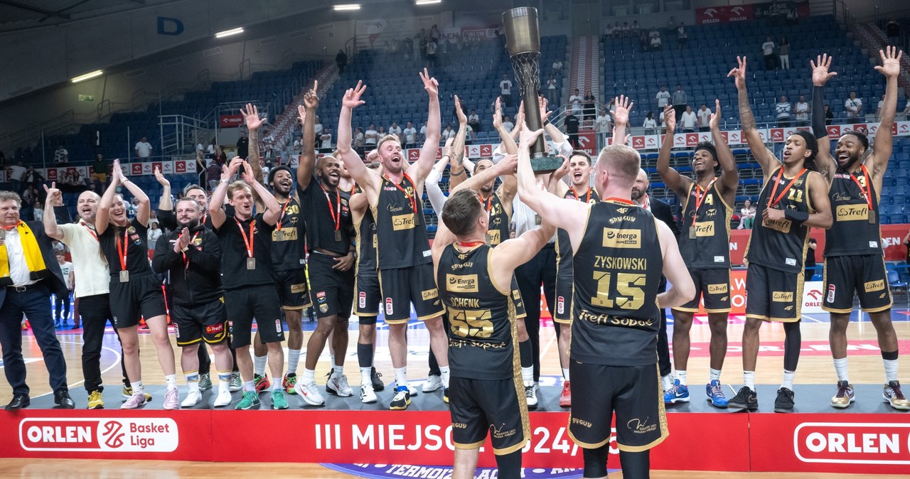 Koszykarze Trefla Sopot z brązowym medalem Orlen Basket Ligi
