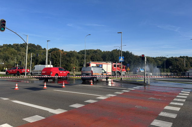 Paraliż komunikacyjny w Gdańsku. Uszkodzona magistrala gazowa, miasto w korkach