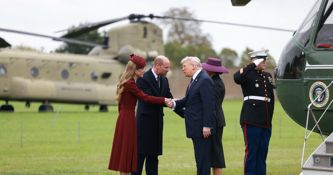 Naruszenie protokołu czy zwykła żenada? To powiedział Trump do księżnej Kate