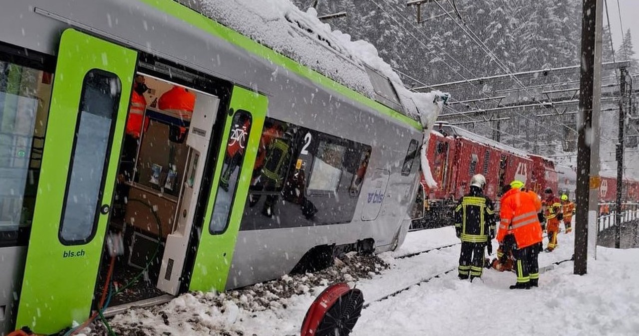 Pociąg wykoleił się w Alpach. Są ranni