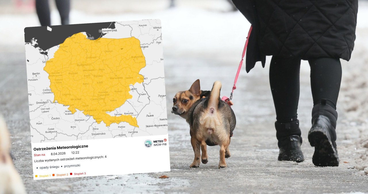 Cała Polska na żółto. IMGW wydał ostrzeżenia dla 16 województw