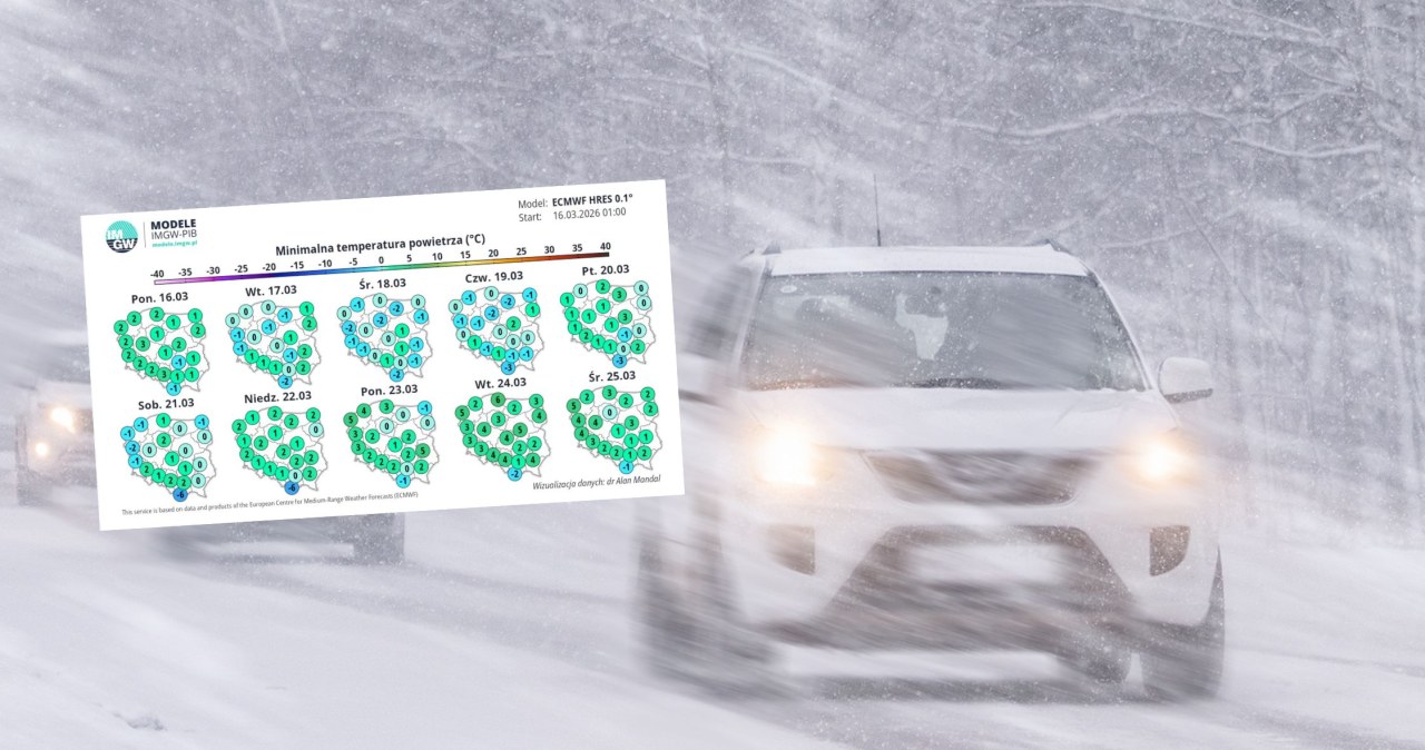 Śnieżyca nadciąga nad Polskę. Spadnie nawet 15 cm śniegu