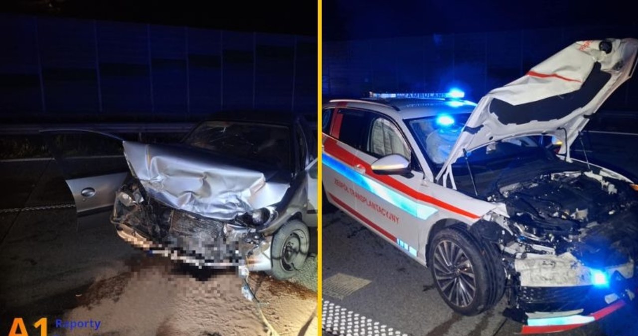 Jechali na sygnale po pacjenta. Policja szuka sprawcy nocnej kolizji