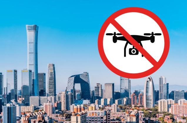 Pekin zakazuje używania dronów. Wielka strefa ograniczeń niemal równa Polsce