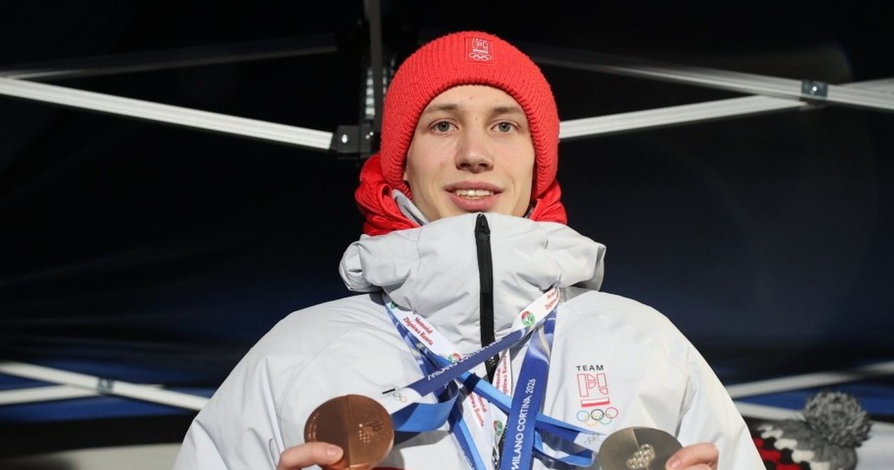 Kacper Tomasiak uroczyście powitany w Bystrej. "Dziękuje, że przyszliście"