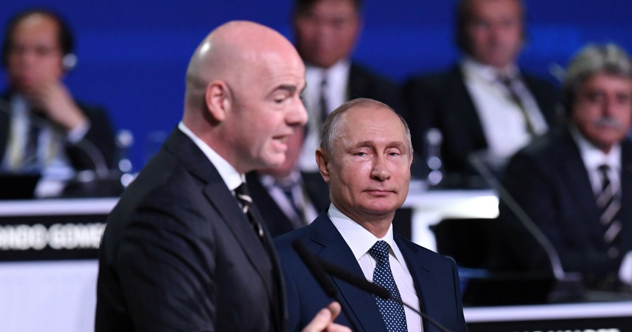 "Och, zdecydowanie". Szef FIFA chce przywrócenia rosyjskich drużyn do rozgrywek