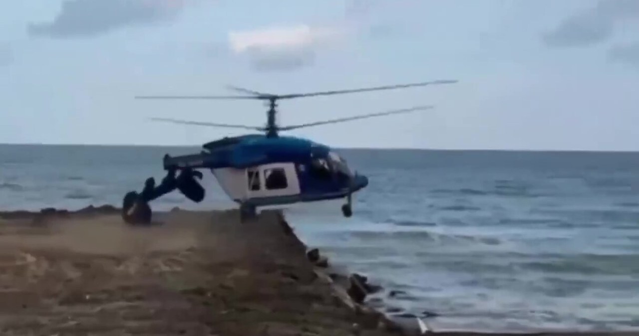 Katastrofa śmigłowca w Rosji. Co zrobił pilot?! [NAGRANIE]