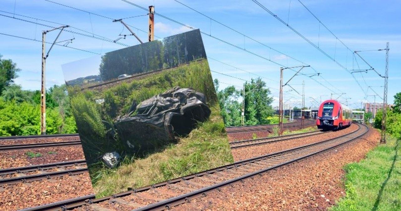 Wypadek na przejeździe kolejowym. Pociąg z 400 pasażerami zderzył się z autem
