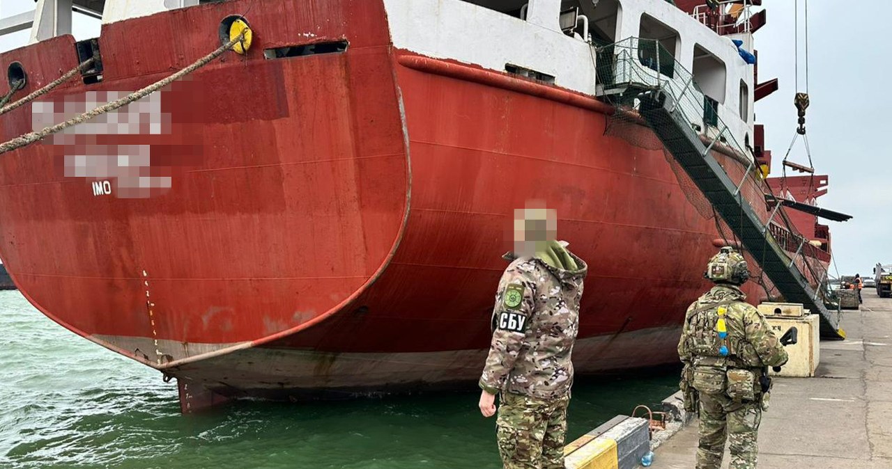 Akcja w Odessie. Służby zatrzymały statek rosyjskiej floty cieni